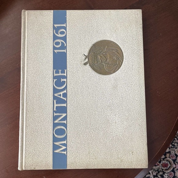 Vintage 1961 Pennsylvania Penn State Ogontz Yearbook Montage - Picture 1 of 5